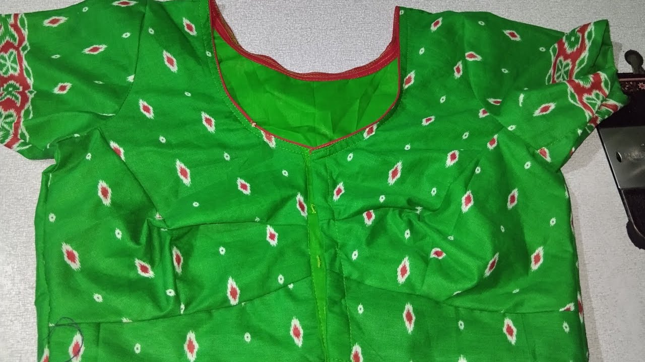 Blouse Front Cross And Blouse Back Part Boat Neck Stitching ✨ | Blouse Stitching For Beginners 