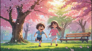 Shizuka & Nobita Love Song – Romantic Anime Melody | Cherry Blossom Music screenshot 3