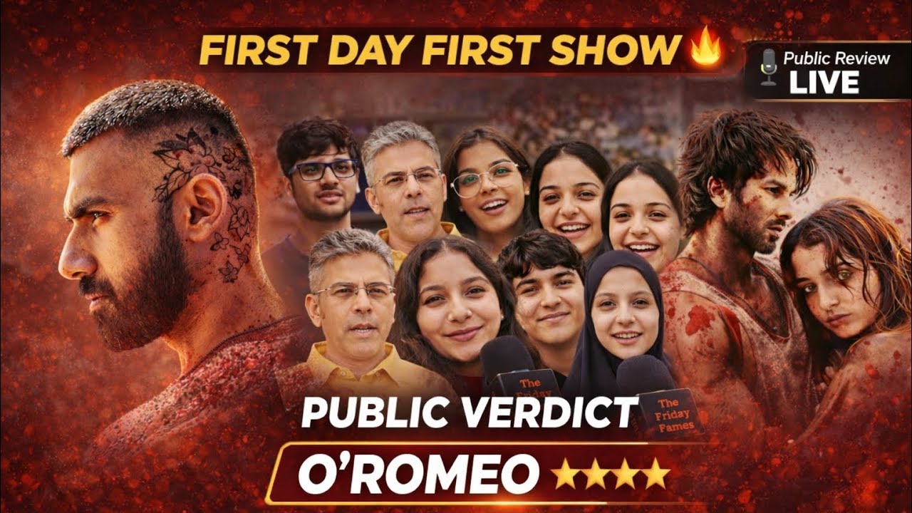 First Day First Show public review — O Romeo full paisa vasool mass entertainer,solid superhit 4/5 💥