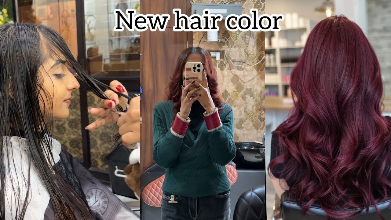 I got new hair color 🍒 