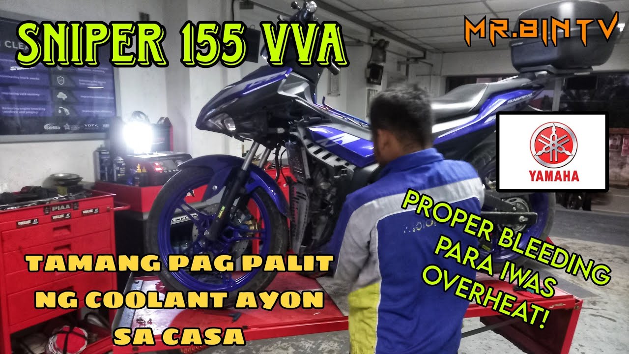 TAMANG PAG PALIT NG COOLANT | TAMANG PAG BLEED NG COOLANT | OVERHEAT PROBLEM SOLVED | SNIPER 155 VVA