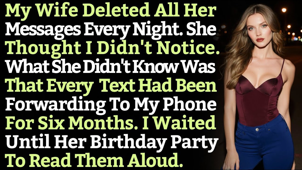 My Wife Deleted All Her Messages Every Night. She Thought I Didn't Notice. What She Didn't Know…