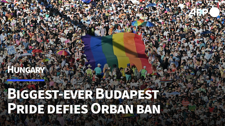 A Budapest Pride Orbán eltiltása ellenére rekord részvételt ünnepel | AFP