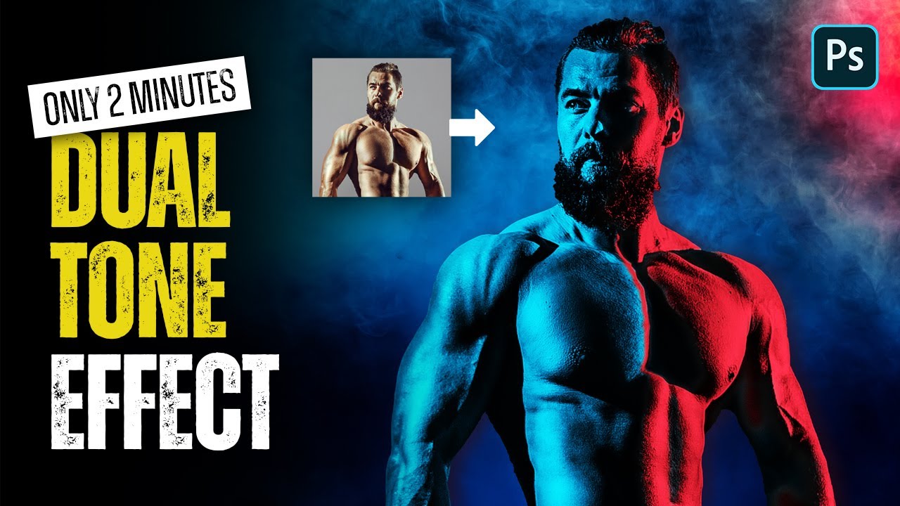Dual Tone Effect in Photoshop | Dual Lighting Effect in Photoshop ...