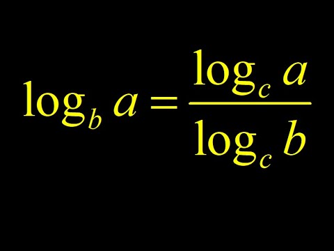 Derivation logarithm change