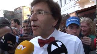 Elio Di Rupo Warm Verwelkomd N Antwerpen