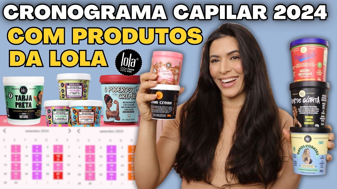 MONTEI UM CRONOGRAMA CAPILAR COM LOLA COSMETICS : AS MELHORES MÁSCARAS  QUE EU USEI | Larisse Gama