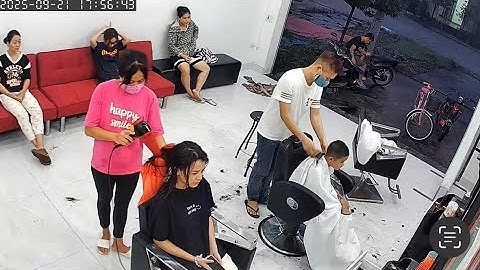 Sấy tóc cho bạn Thoa buổi chiều tối ngày 21/9/2025