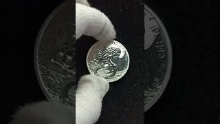 Ктулху Говарда Лавкрафта в серебре Weird Tales Cthulhu #silver #coin #ктулху