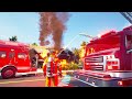 This Is THE ABSOLUTE BEST Firefighting Ladder Truck EVER MADE | Firefighter Simulator - The Squad