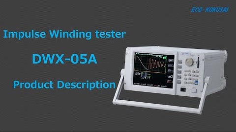 【ECG】 Impulse winding tester  DWX-05A