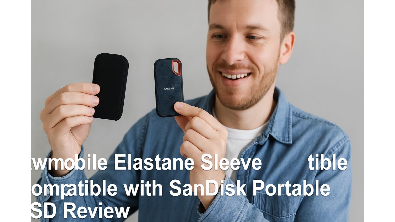 💾 kwmobile Elastane Sleeve Compatible with SanDisk Portable SSD Review 💾