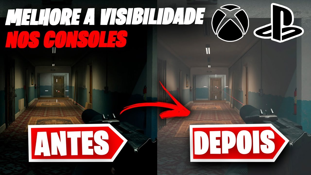COMO melhorar a VISIBILIDADE nos CONSOLES (Xbox e Playstation)  no Warzone - COD: Warzone