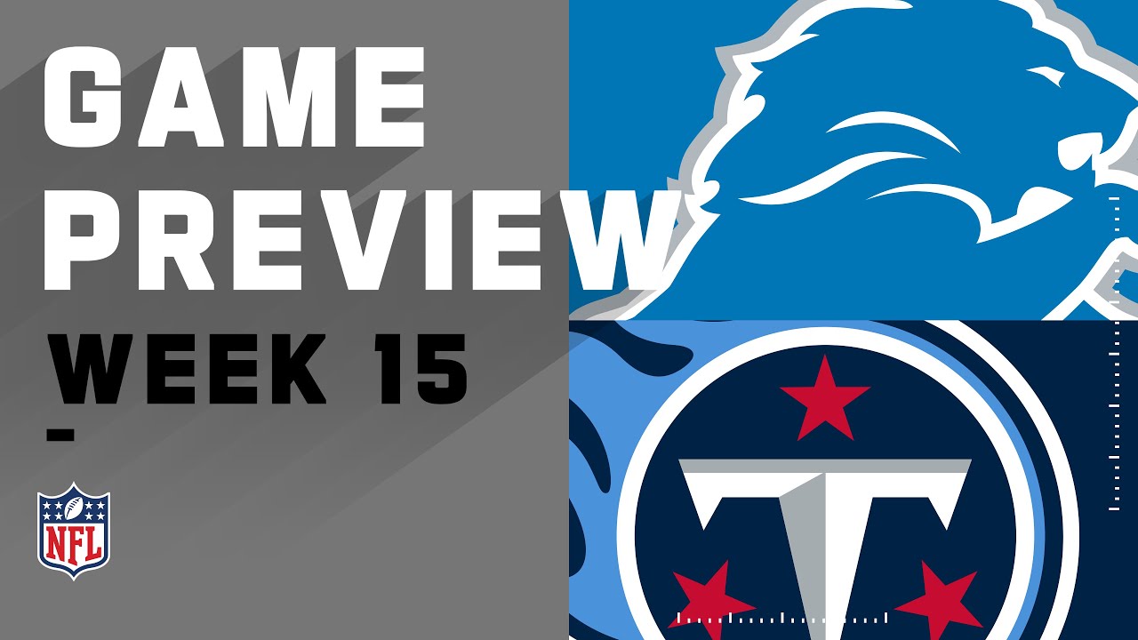 NFL Week 15 picks: Detroit Lions vs. Tennessee Titans score ...
