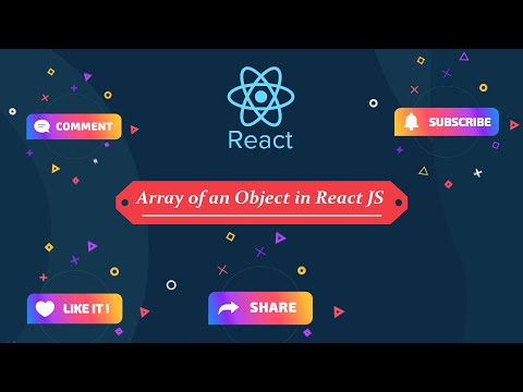 Array of an object in ReactJs || ReactJS Tutorial for Beginners in 2022