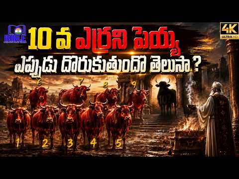10 వ. ఎర్రని పెయ్య వచ్చే సమయం దగ్గర పడింది. Texas Red Heifers @Bible Unknown Facts Telugu