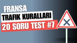 Ehliyet.fr CANLI 13 MAYIS Fransa Trafik kuralları  20  soru beraber