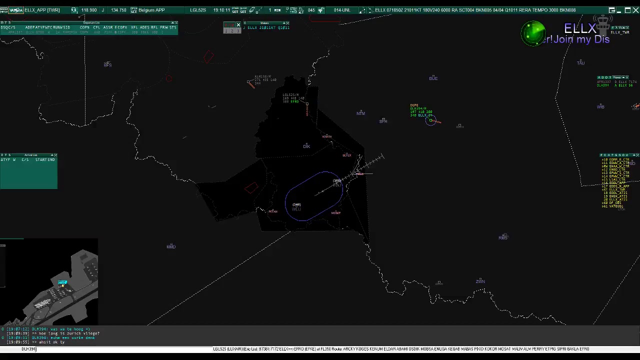 [VATSIM ATC] Luxembourg APPROACH - ELLX - YouTube