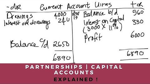 Partnerships || CAPITAL AND CURRENT ACCOUNTS | GRADE 11-12 ACCOUNTING