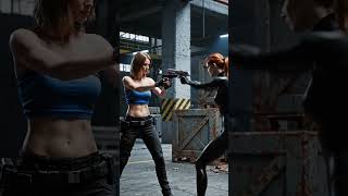 Jill Valentine versus Joanna dark