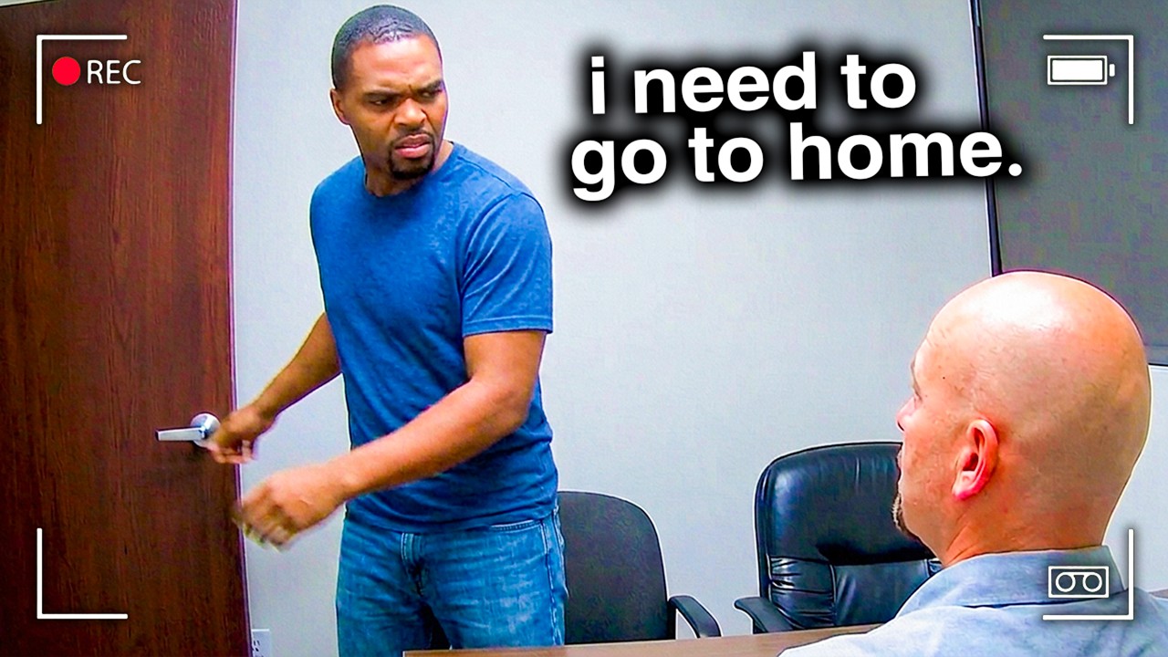 Killer Realizes He Must Escape The Interrogation Room