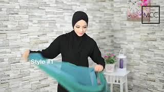 طريقه لف الحجاب والخمار الماليزي بطريقه سهله وجميله 2020️, how to wear shifon hijab