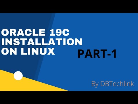 Oracle19c Installation on linux Part-1 | oracle 19c | oracle Installation #dbtechlink