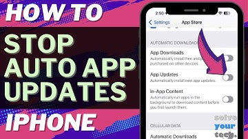 How to Turn Off Automatic App Updates on iPhone