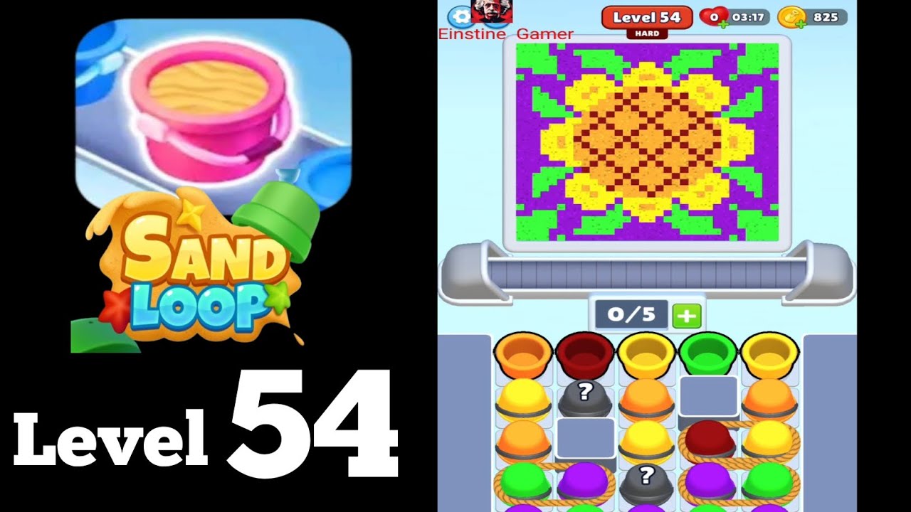 Sand Loop level 54 hard Walkthrough Solution - YouTube