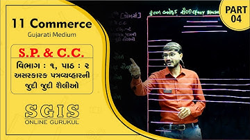 SGIS | STD 11 COM.S.P. & C.C | Ch.2 અસરકારક પત્રવ્યવહારની જુદી જુદી શૈલીઓ Part : 4 |Chavda sir |G294