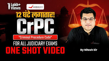 CrPC One Shot | Criminal Procedure Code 1973 Explained | By Nitesh Sir | For All Judiciary Exams