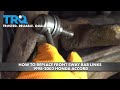 How To Replace Front Sway Bar Links 1998-2002 Honda Accord