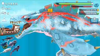 Hungry Shark Evolution - Giant Monster Enemy ZAMAHARIBU New Skin Update - All 27 Sharks Unlocked