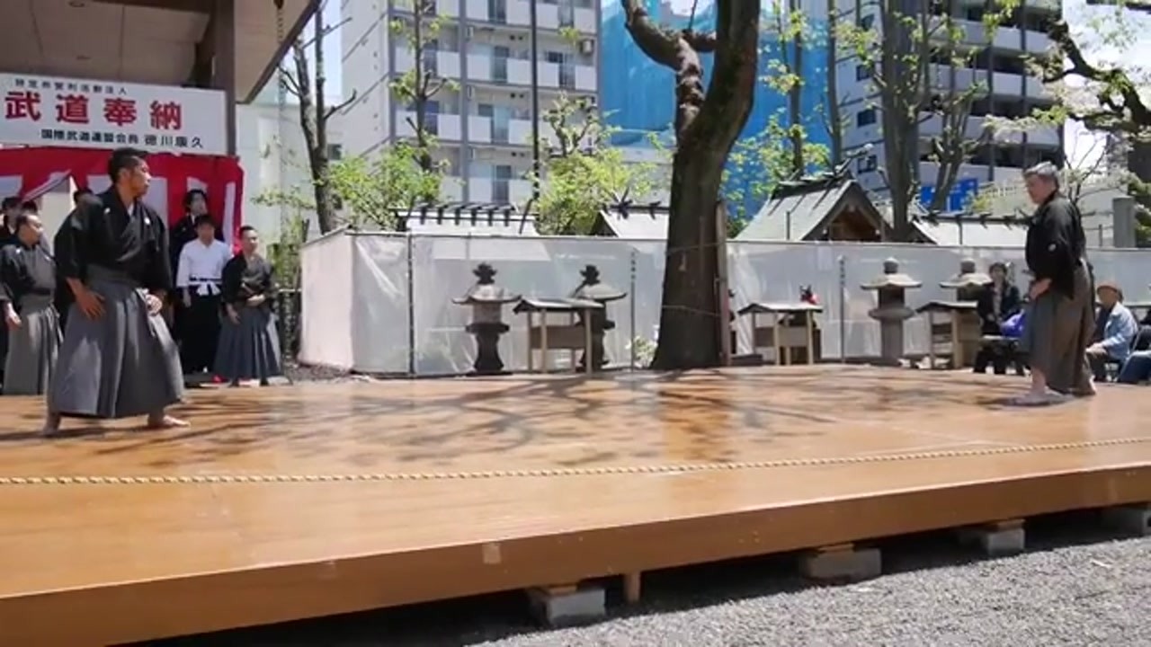 Sōsuishi-ryū, Kameido Katori Jinja 2016 (5)
