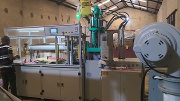 fully automatic 20 cavities dental floss stick making machine in our customer