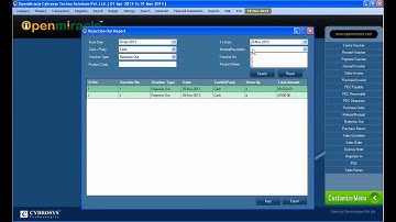 Rejection Out Reports-OpenMiracle Free open source accounting software