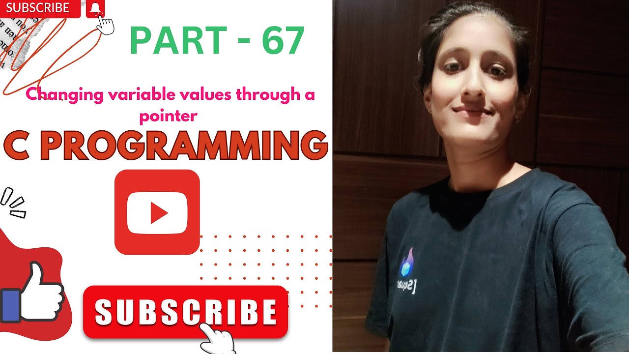 Changing variable values through a pointer in C Programming - YouTube