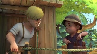 Heidi 11.bölüm Ağaç Evi Saldırısı Toplu Müdafaa, Ağaç ev işgal ediliyor | Türkçe Çizgi Film izle |
