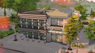 картинка: Ночной клуб & Библиотека 📚 // Строительство The Sims 4 NO CC