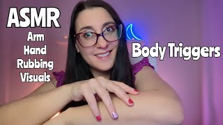 ASMR Arm & Hand Tapping ~ Hand Movements ~ Tracing ~ Trigger words