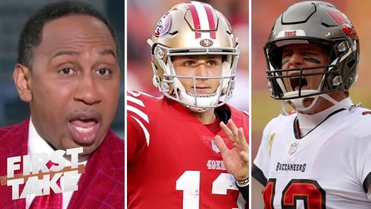 Stephen A. reacts to Tom Brady, Bucs dominated by 49ers, backup QB Brock Purdy in 35-7 loss|Sata Pr
