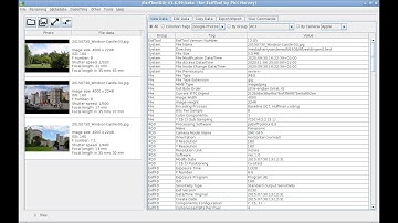 jExifToolGUI: resizable single or dual column thumbnail panel