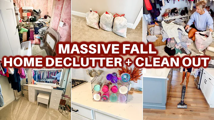 MASSIVE FALL DECLUTTER ORGANIZE + CLEAN WITH ME CLEANING MOTIVATION CLOSET CLEAN OUT JAMIE'S JOURNEY