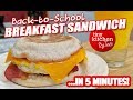 5minute backtoschool breakfast sandwich  tiny kitchen big taste