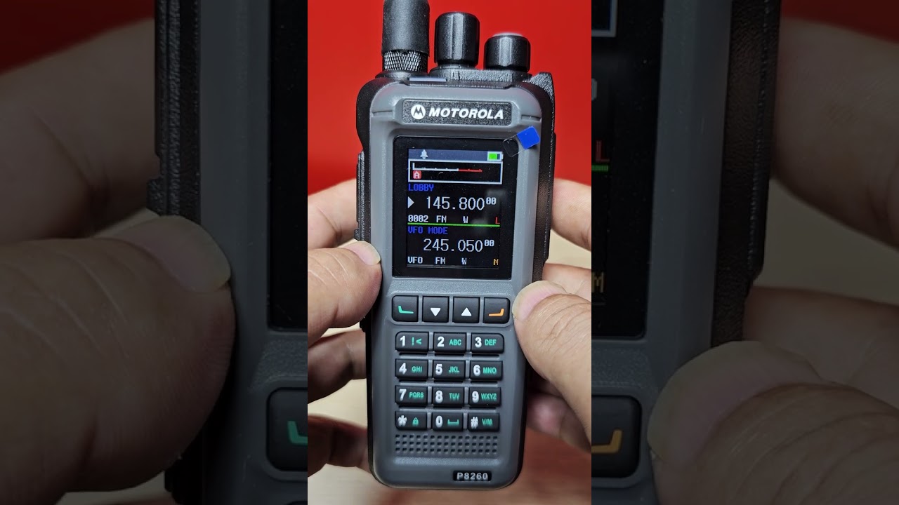 วิธีปรับเกนไมค์  Motorola P8260