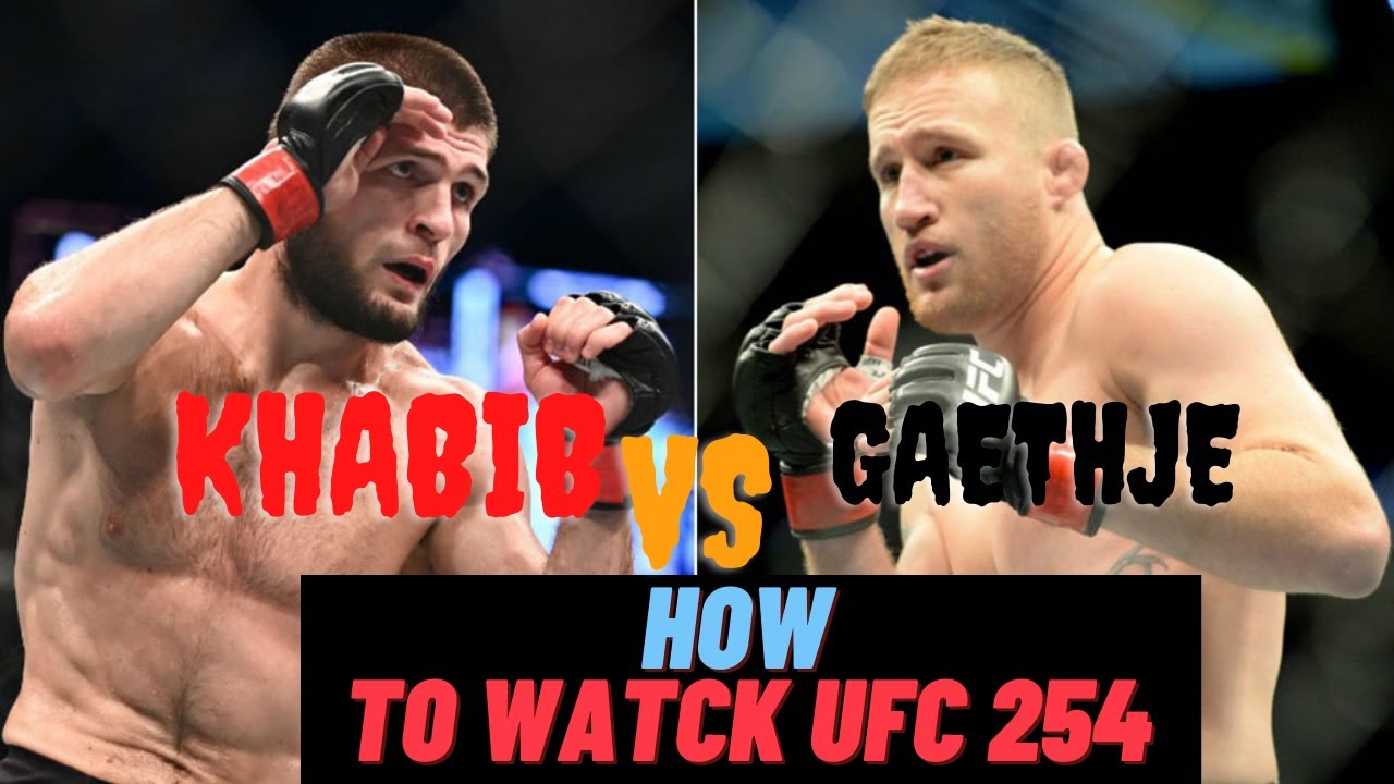 Khabib vs Gaethje