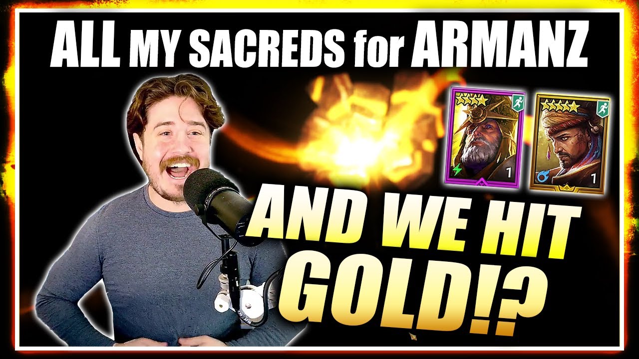 I Pulled ALL THE SACREDS On My Account for ARMANZ & DEACON ⁂ Raid: Shadow Legends