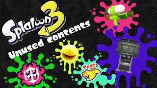 [Switch] Splatoon 3 unused contents