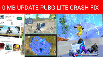 PUBG Mobile Lite 0 MB New Update 🥰 / Crash Problem Fix / loading Problem Solve