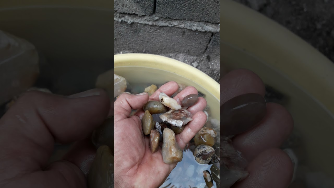 نمونه های از عقیقهای رودخانه ای به درخواست دوستان که اطاعت امر کردم